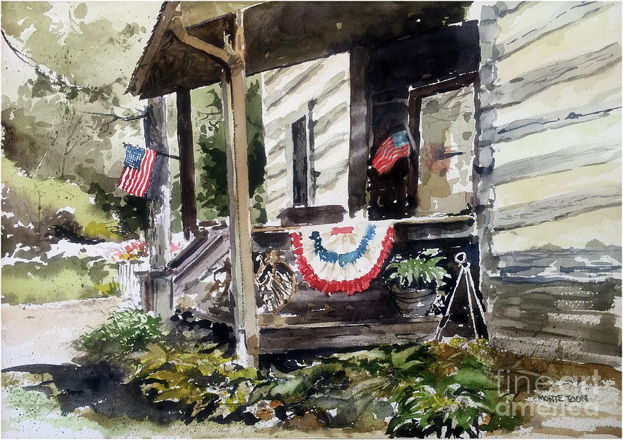 Americana Painting by Monte Toon