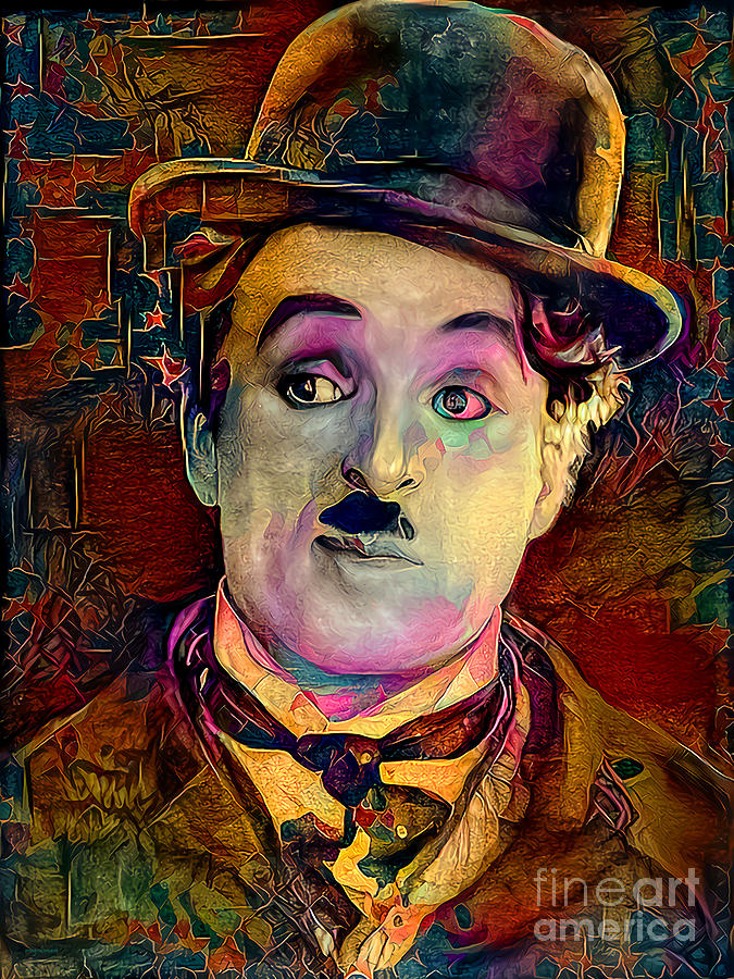 Americana Nostalgia Charlie Chaplin 20211107 Photograph by Wingsdomain Art and Photography