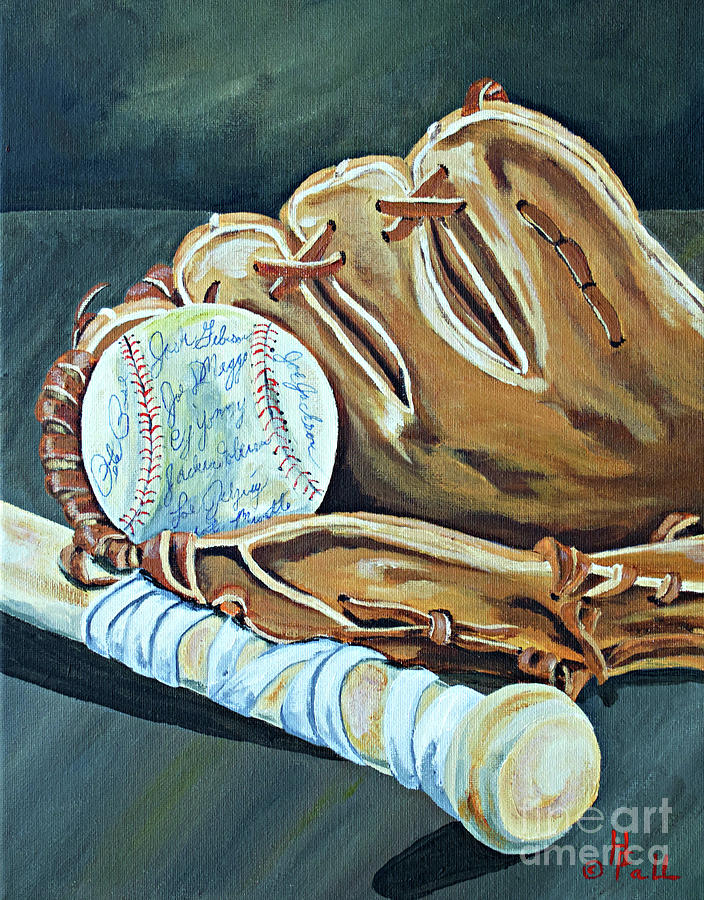 Americans Pastime Painting