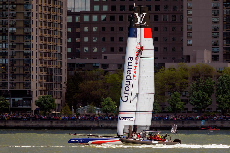 Americas Cup Groupama Team France Photograph by Susan Candelario