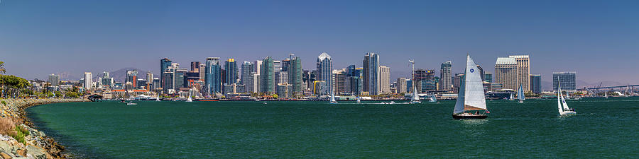 Americas Finest City - San Diego Photograph by Peter Tellone