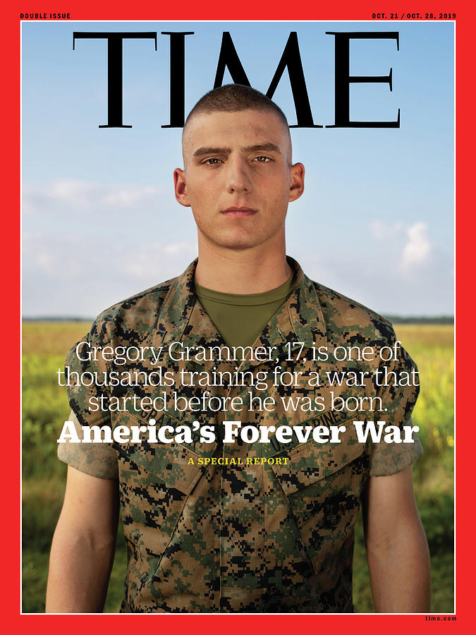 Time Photograph - Americas Forever War - Grammer by Photograph by Gillian Laub for TIME