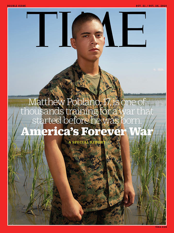 Time Photograph - Americas Forever War - Poblano by Photograph by Gillian Laub for TIME