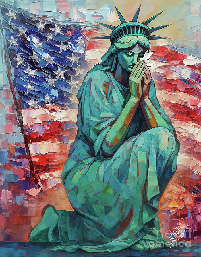 Americas Prayer Digital Art by Jennifer Page
