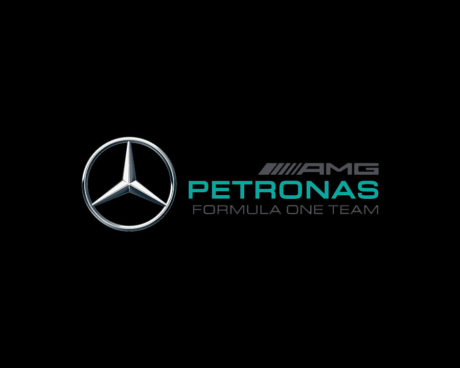 Amg Petronas Logo Mixed Media by Keeley Sipes - Fine Art America