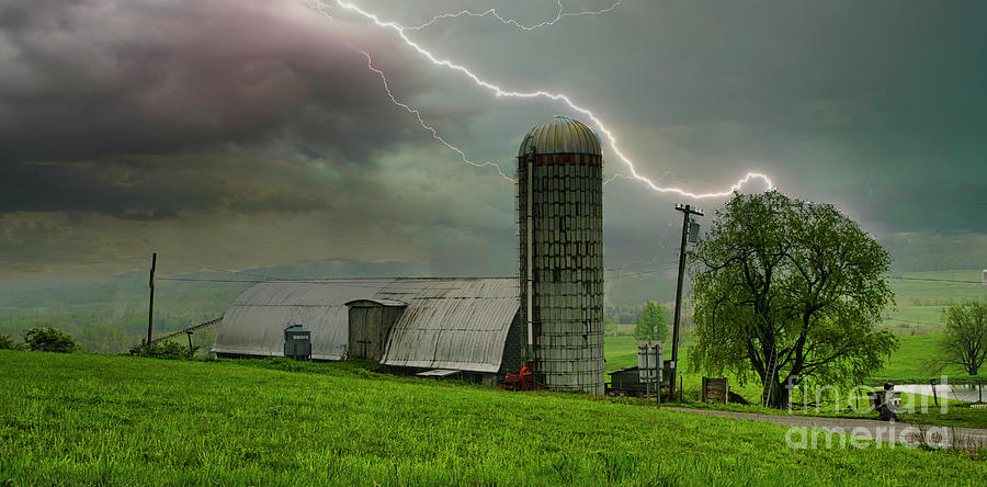 Amish Farm Pennsylvania USA  Photograph by Chuck Kuhn