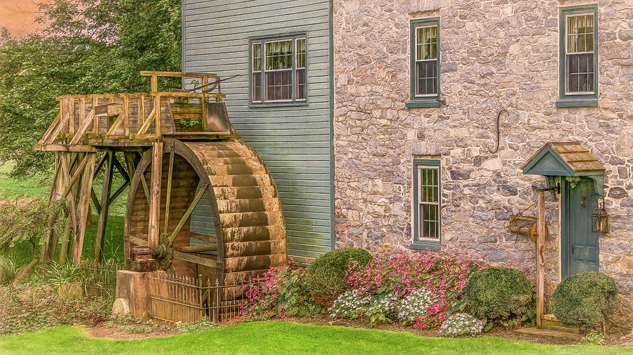 Amish Mill, Lancaster County Photograph by Marcy Wielfaert