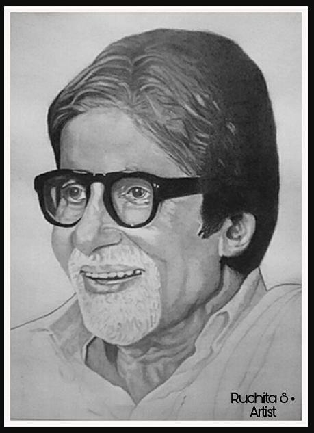 Amitabh Bachchan - Drawing Skill