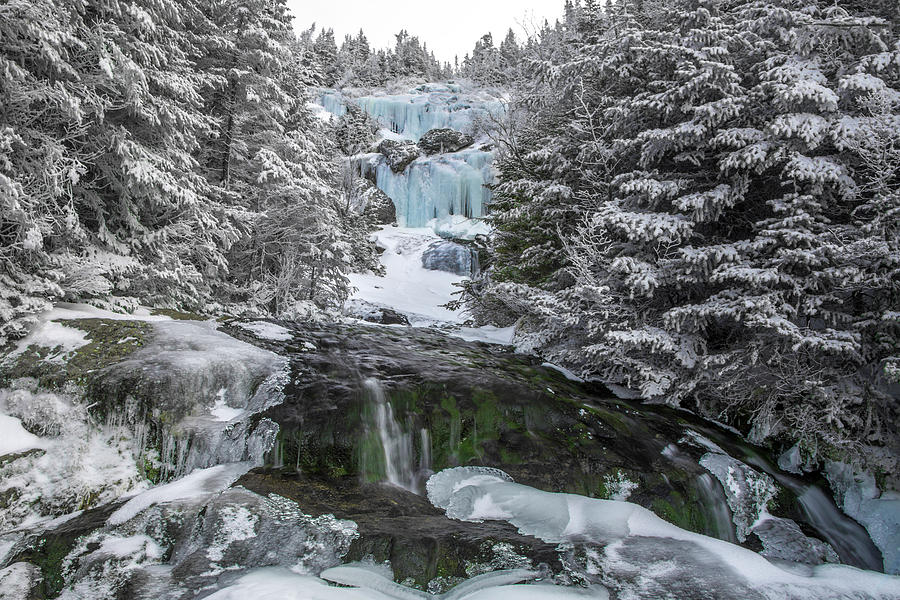 Ammonoosuc Ravine Blue Ice Photograph by White Mountain Images