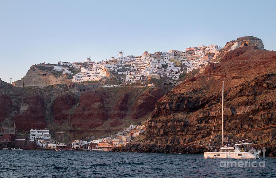 Ammoudi Bay Santorini Photograph by Neala McCarten