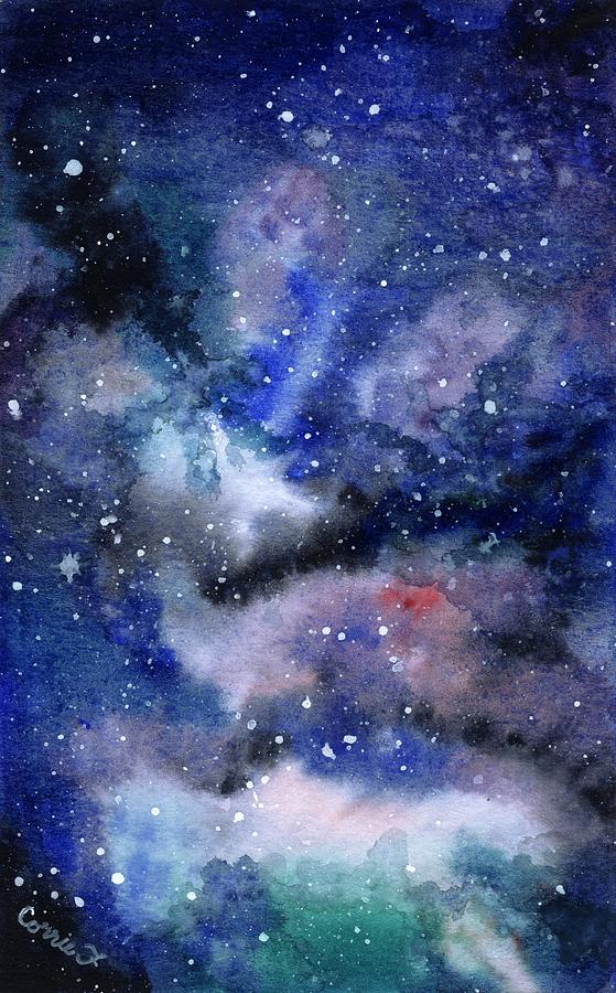 Among the Stars Painting by Corrie Frank - Pixels