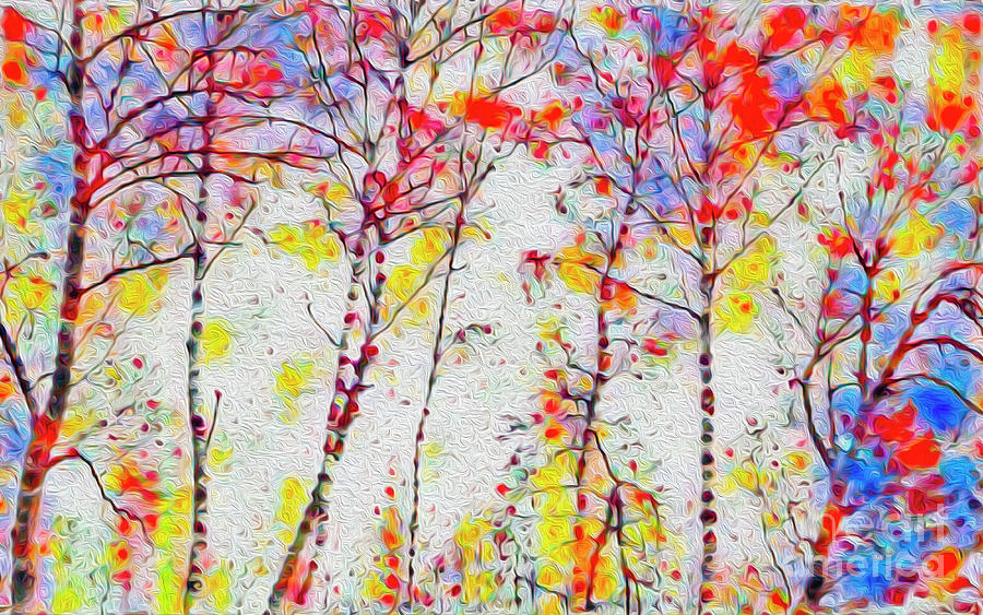 Amongst Trees Digital Art by Edmund Nagele FRPS