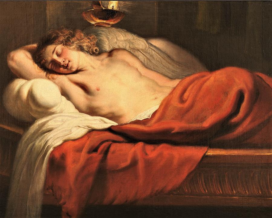 Female Painting - Amor dormido by Thea Recuerdo