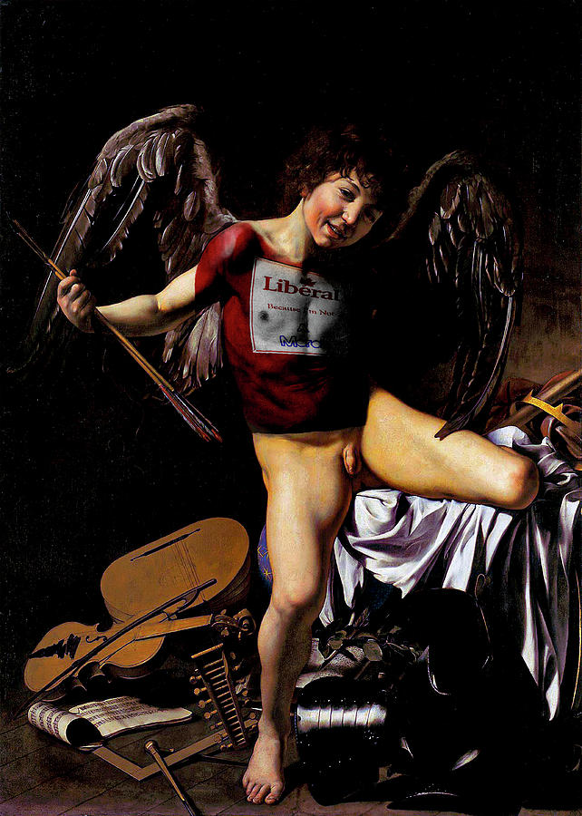 Amor Vincit Omnia Caravaggio This tweet has multiple issues Digital Art by Jerald Blackstock Amor Vincit Omnia Caravaggio This tweet has multiple issues Digital Art by Jerald Blackstock