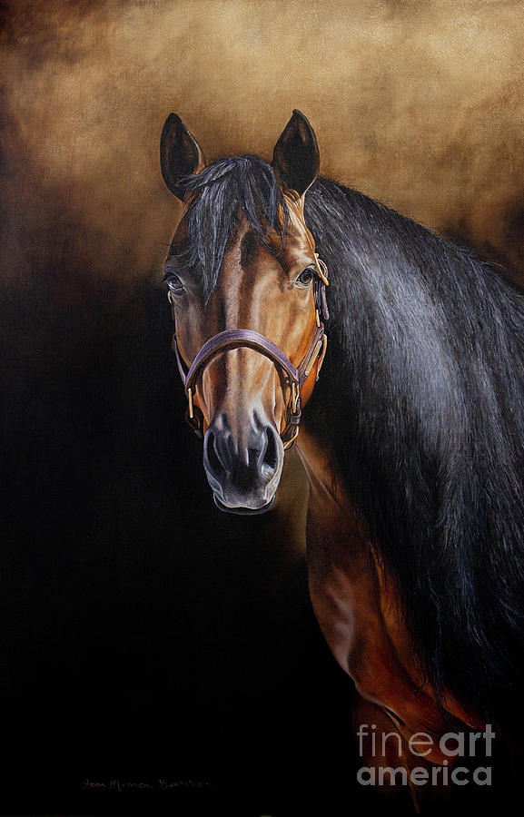 Horse Painting - Amos by Joni Beinborn