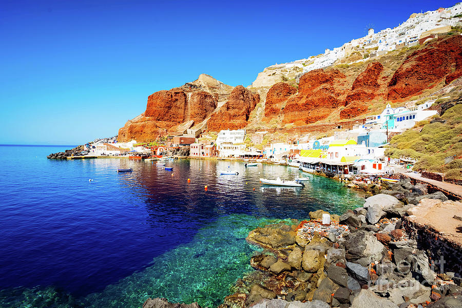 Amoudi bay, Santorini, Greece Photograph by Anastasy Yarmolovich