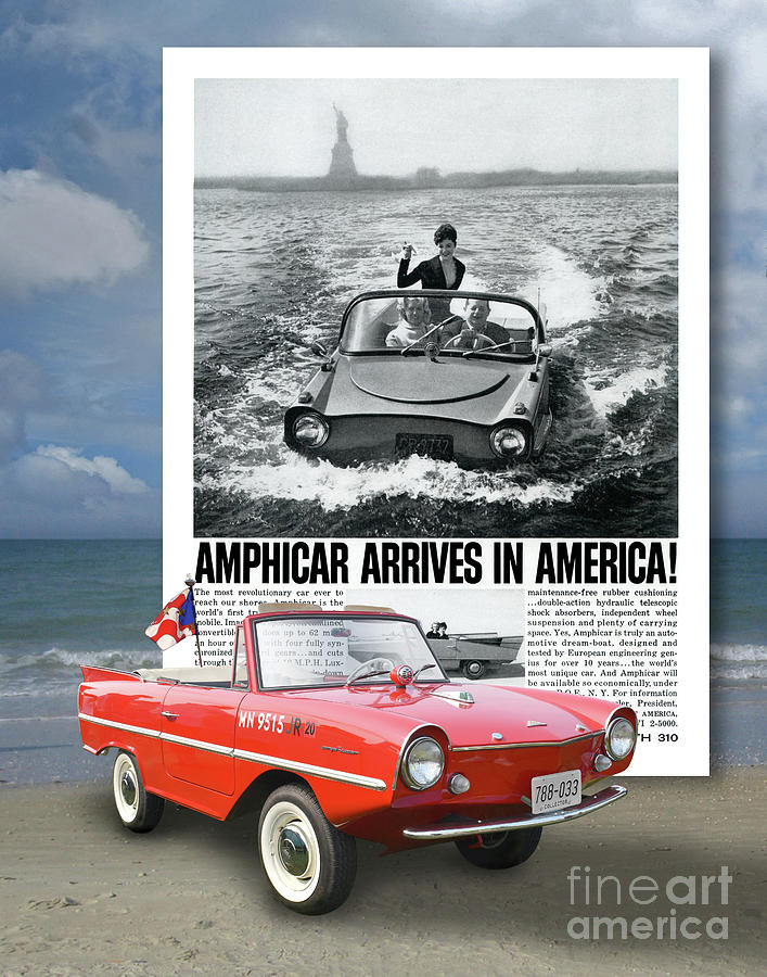 Amphicar Arrives In America Photograph by Ron Long