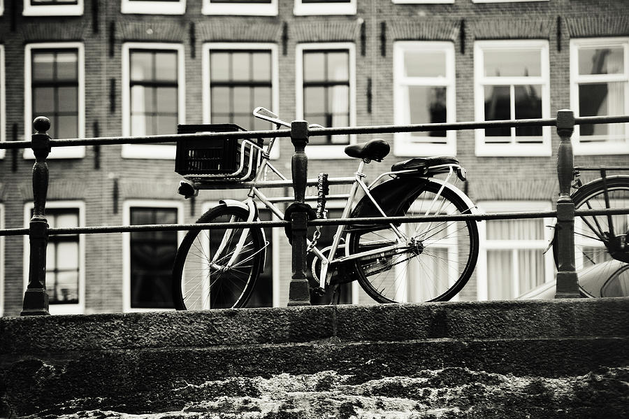 Amsterdam Bikes Photograph by Jenny Rainbow
