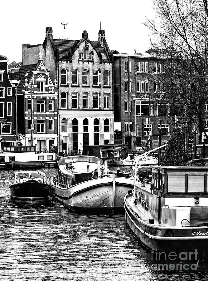 Amsterdam Boat Transportation in the Netherlands Photograph by John Rizzuto