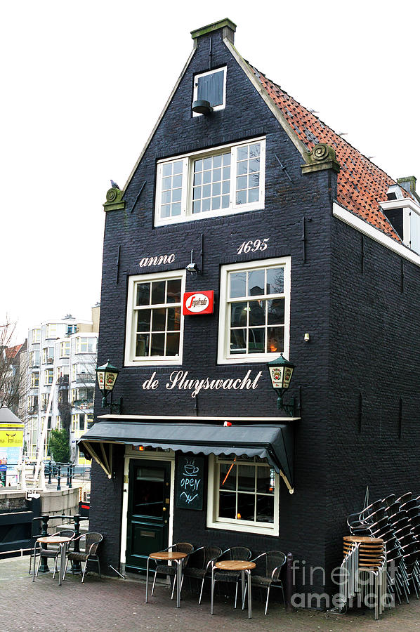 Amsterdam Cafe de Sluyswacht Photograph by John Rizzuto
