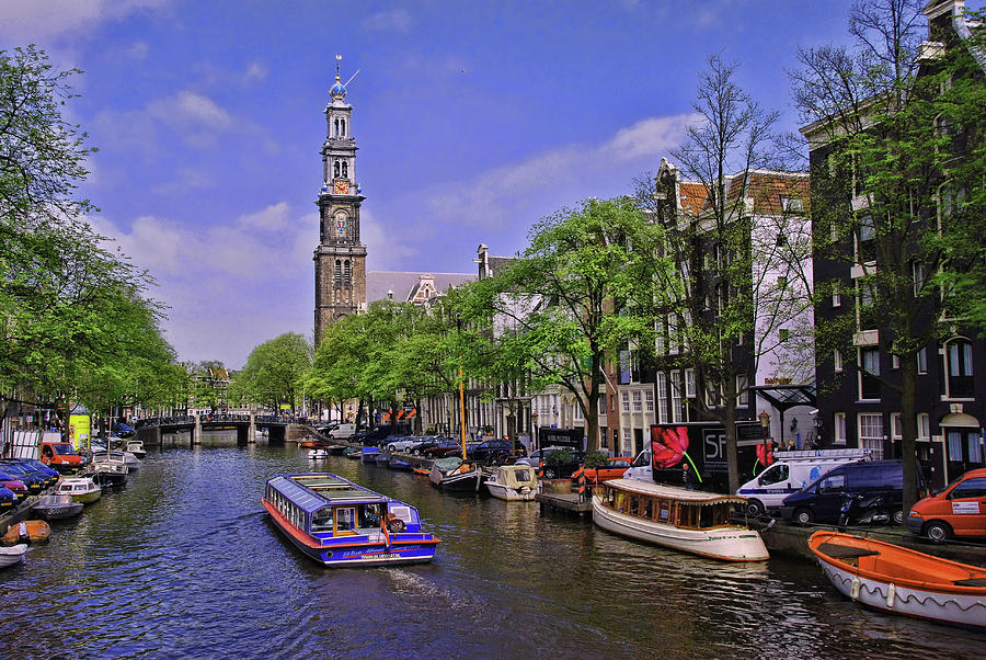 Amsterdam Canal Scene 9 Photograph by Allen Beatty