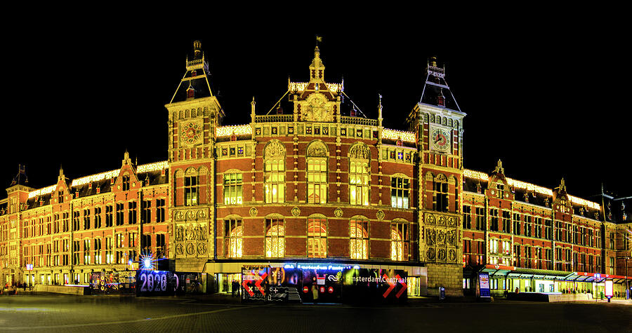 Amsterdam Central Train Station Photograph by Norma Brandsberg