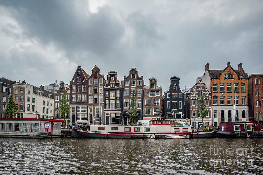 Amsterdam-crooked Houses Photograph