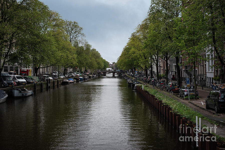 Amsterdam-down The Canals Photograph