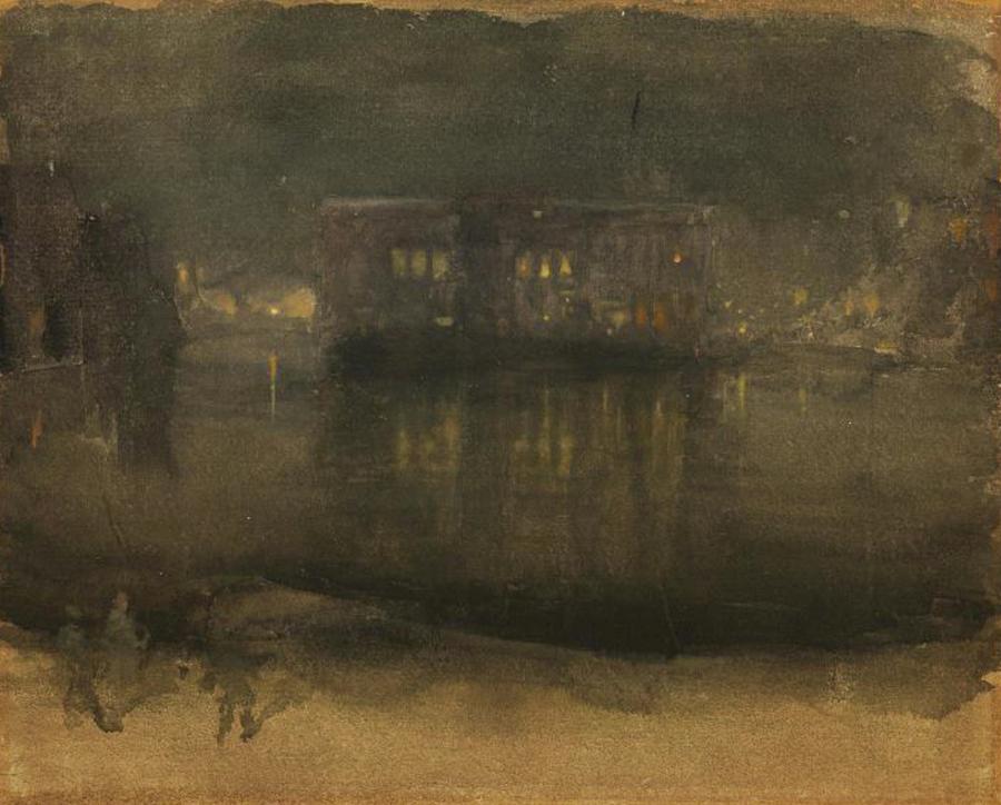 James Mcneill Whistler Painting - Amsterdam Nocturne by James McNeill Whistler