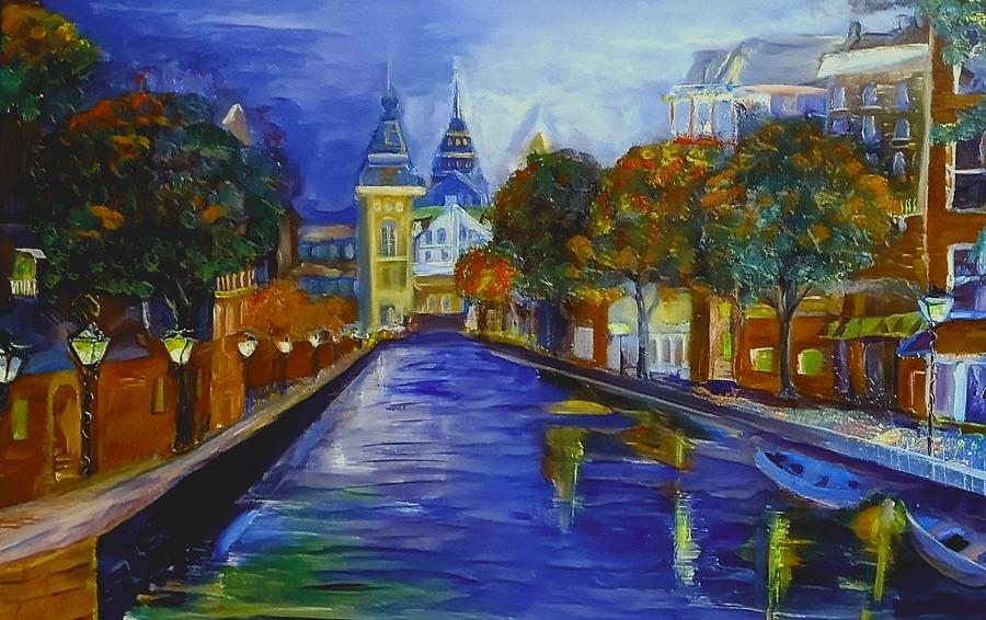 Amsterdam Painting Painting by Lisa Kaiser