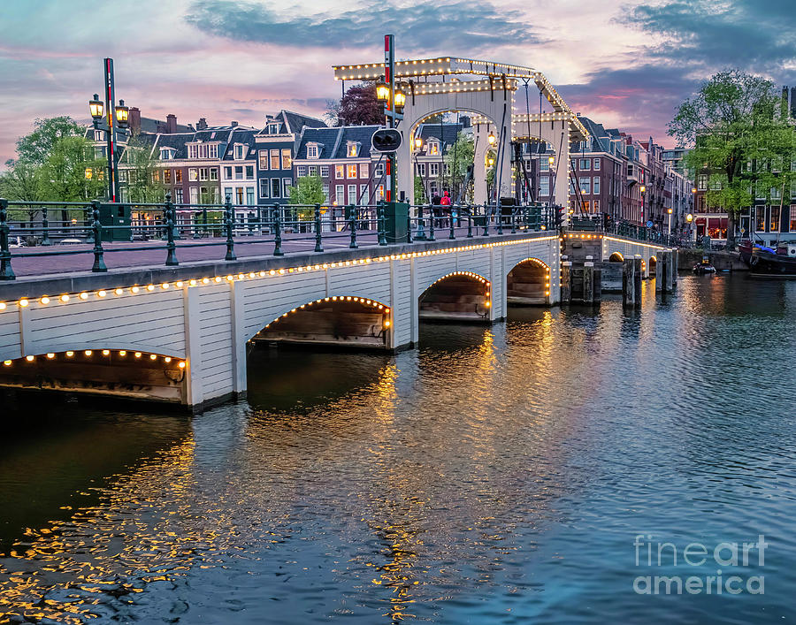 Amsterdam Skinny Bridge Photograph by John Kain