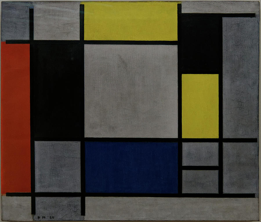 Amsterdam Stedelijk Museum Piet Mondrian Painting by MotionAge Designs ...