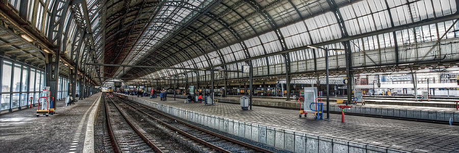 Amsterdam Train Station Photograph by Tommy Farnsworth