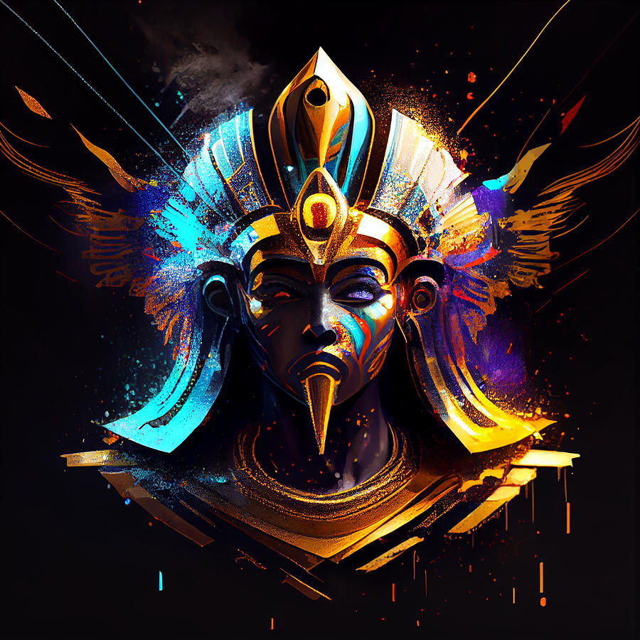 Amun Ra the King of the Gods Digital Art by VRL Arts - Pixels