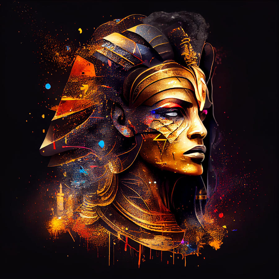 Amun the God of the Hidden of the Unseen Digital Art by VRL Arts - Fine ...