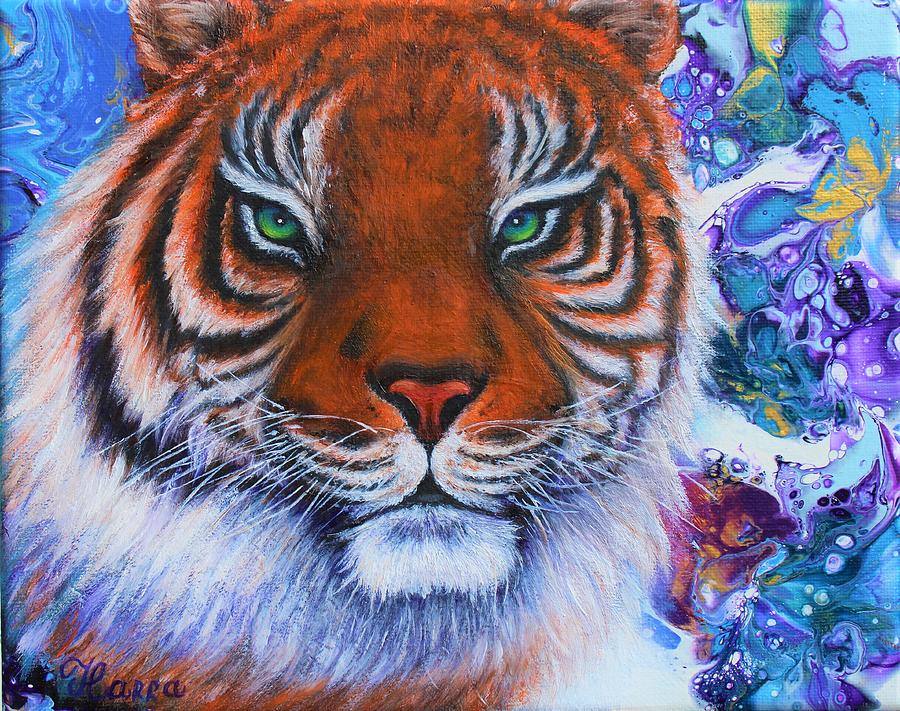 Amur Tiger Painting by Tanya Harr