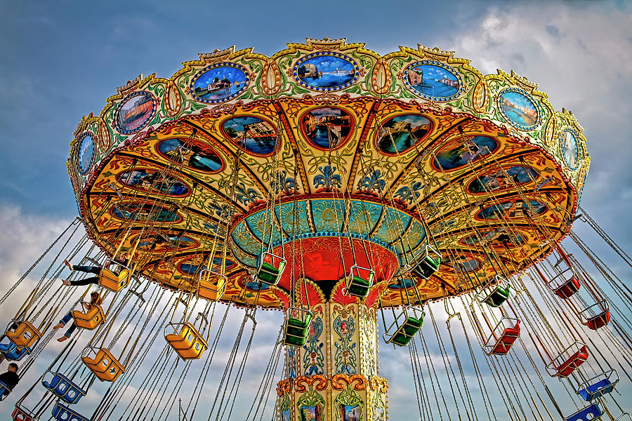 Amusement Park Ride Photograph
