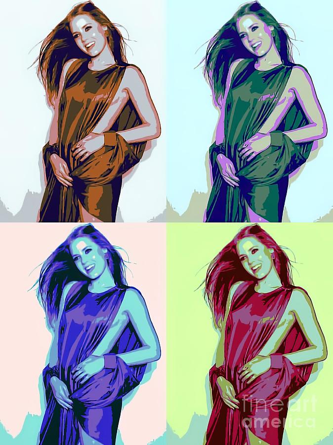 Amy Adams Pop Art Painting by Shaw Phillips - Fine Art America