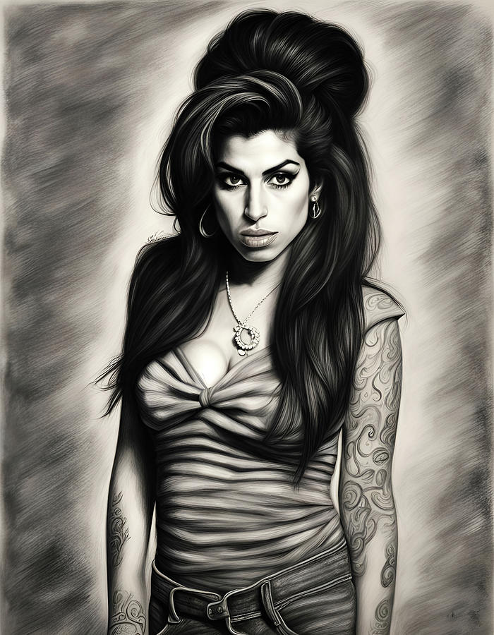 Amy Winehouse #13 Drawing Drawing