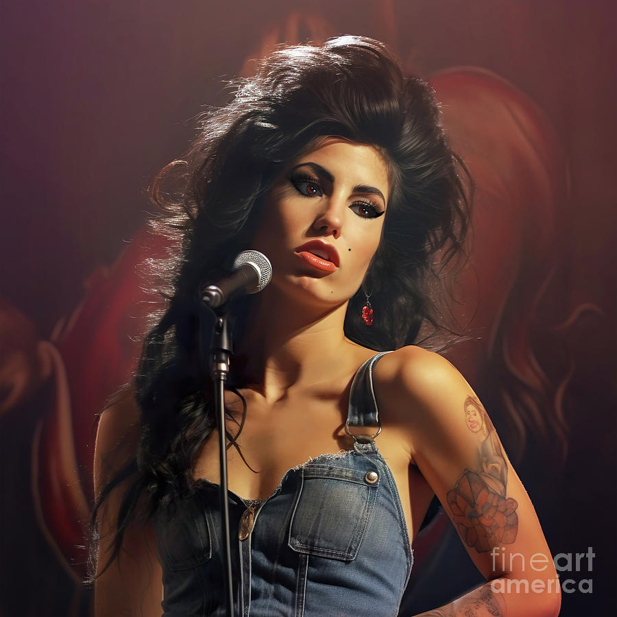 Amy Winehouse Digital Art - Amy Winehouse by Mark Ashkenazi