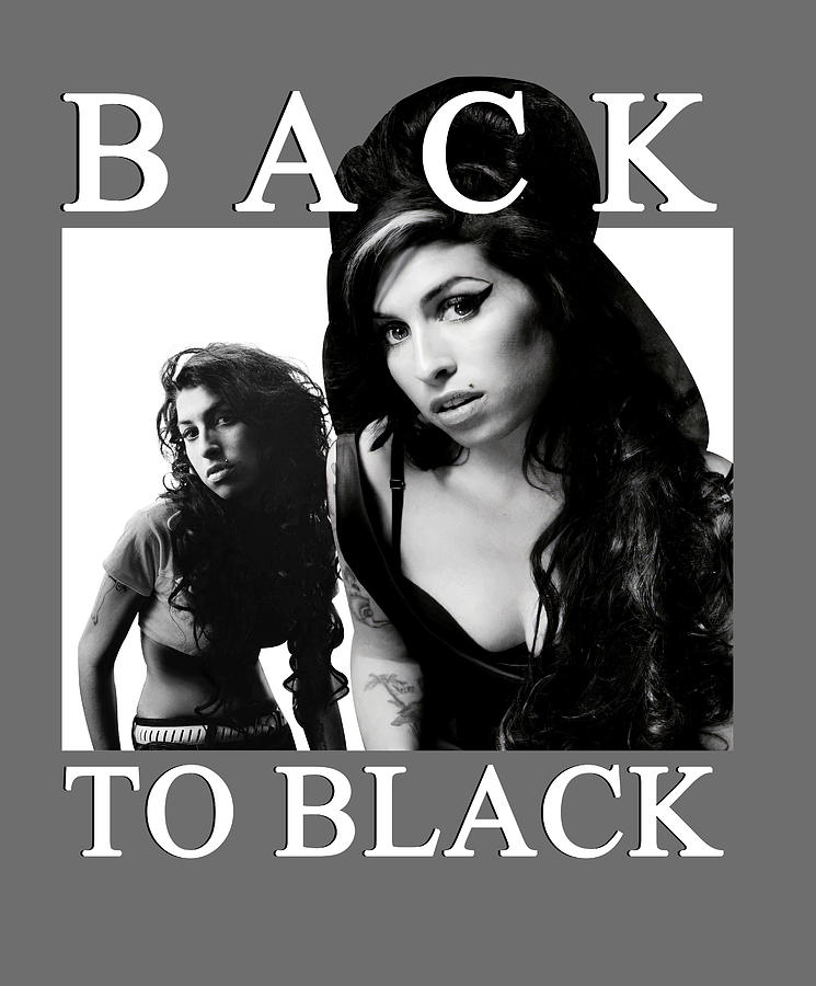 Amy Winehouse Official Back To Black Digital Art By Noah Bergquist Fine Art America 2424