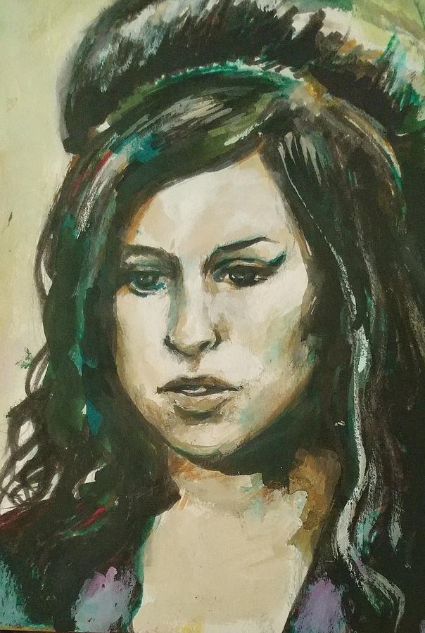 Amy Winehouse Painting - Amy Winehouse by Ohanlon Art