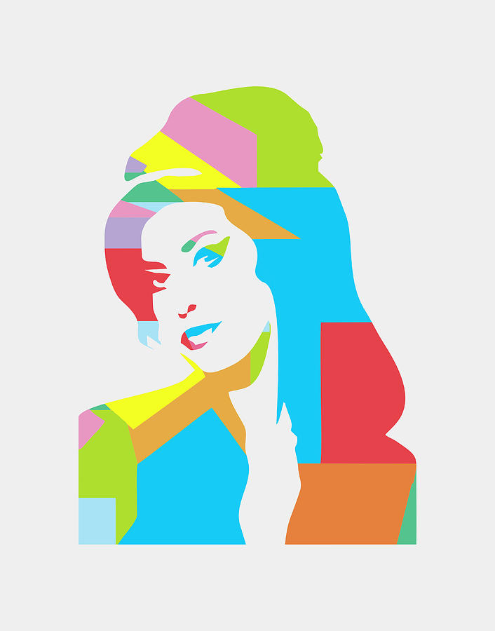 Amy Winehouse POP ART Digital Art by Ahmad Nusyirwan - Fine Art America