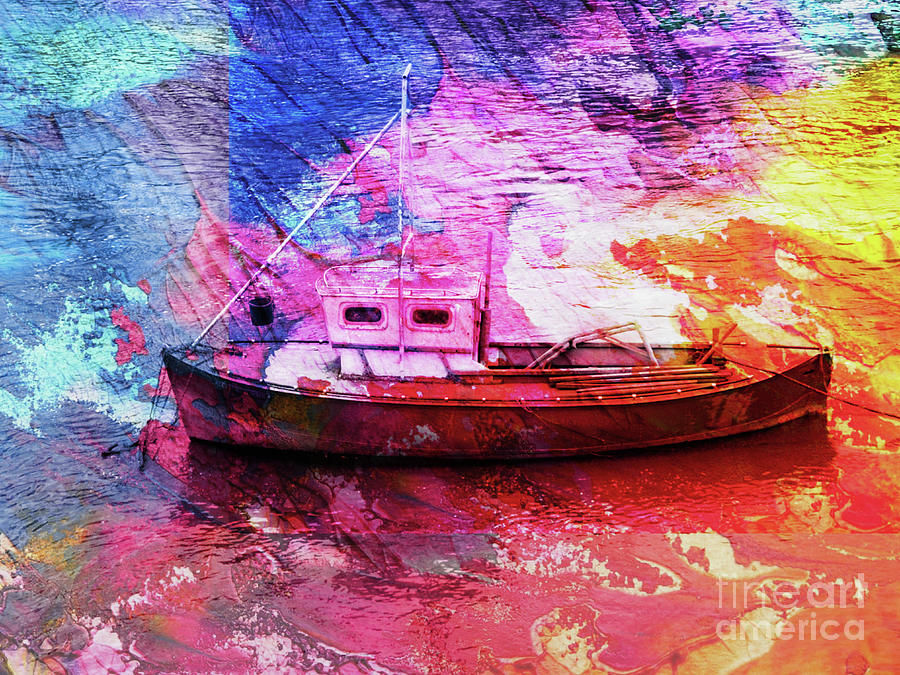 An abstract picture of a tugboat Photograph by Pics By Tony