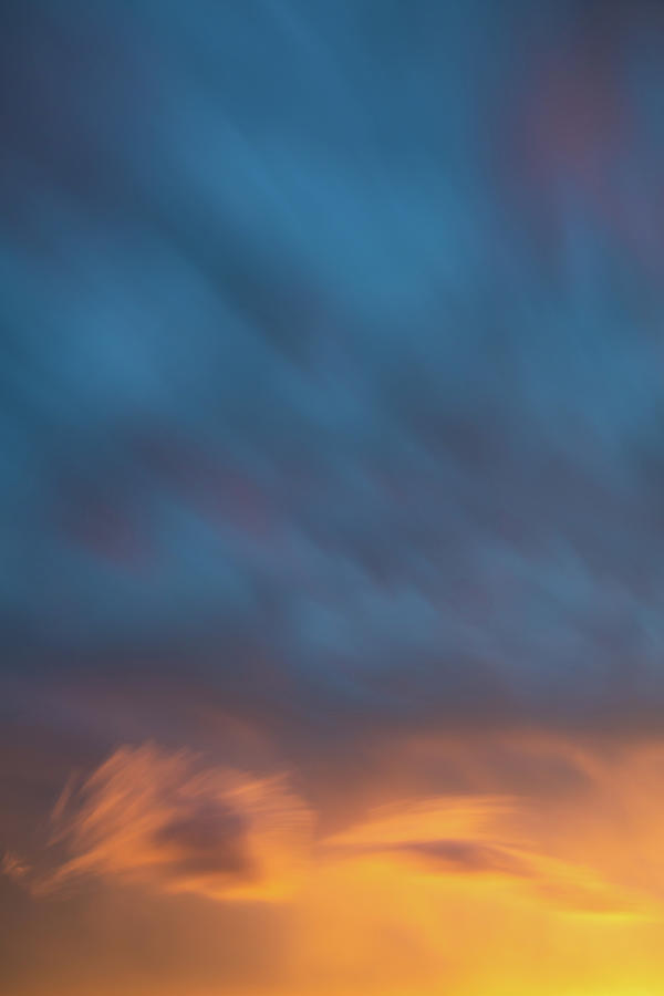 An Abstract Sunset Photograph