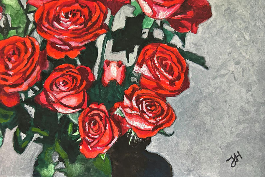 An Abundance of Roses Painting by Jean Haynes