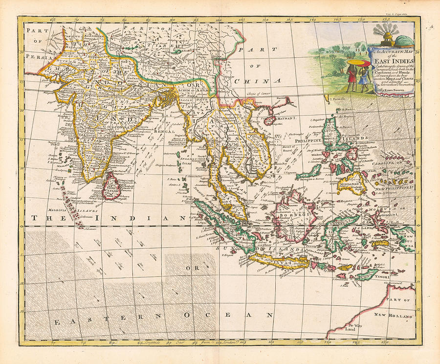 An Accurate Map of the East Indies Exhibiting the Course of the ...