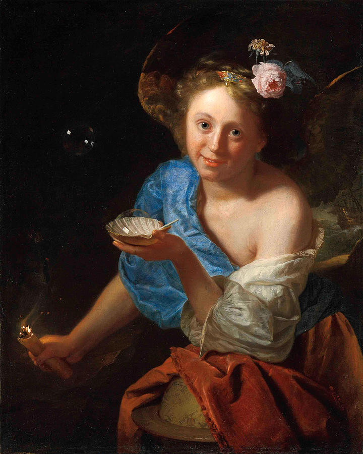 An Allegory of Fortune  Painting by Godfried Schalcken