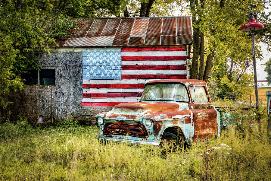 An American Classic With The Stars And Stripes Photograph by Gregory Ballos