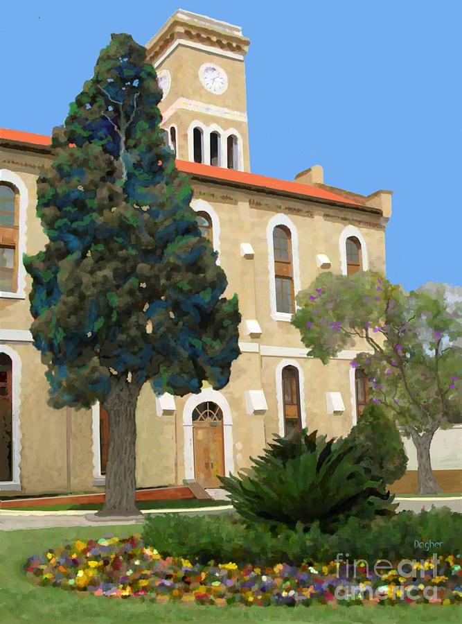 An American University in Beirut Series 2 Painting by Joe Dagher